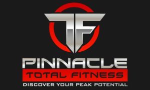 A logo of Pinnacle Total Fitness